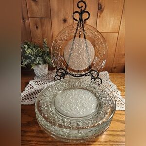 Princess House Fantasia 8” Dessert Plates Set of 5